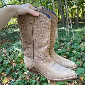 Tan Western Cowboy Boots